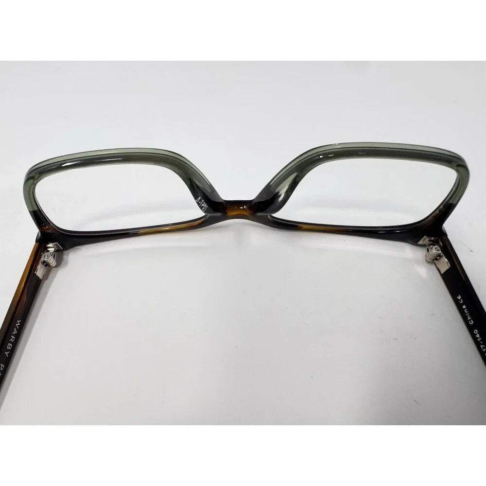 Warby Parker Hughes M 723 Eyeglass Frames Only 52-17-140 Brown Green